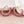 Load image into Gallery viewer, Pink Mix Beaded Fan Hoop Earrings
