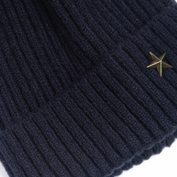 Bonnie Pom Pom Hat - Navy Star