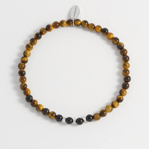 Tigers Eye Gemstone Beaded Bracelet