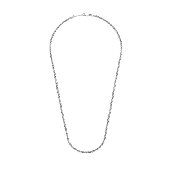 Silver Spiga Chain Necklace