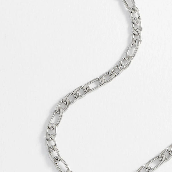 Silver Figaro Chain Necklace