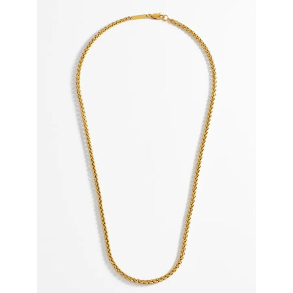 Gold Spiga Chain Necklace