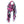 Load image into Gallery viewer, Pink mix woven check fringe scarf
