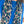 Load image into Gallery viewer, Blue &amp; Green Leopard Print and Star Scarf -
