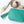 Load image into Gallery viewer, Aqua Leather &quot;Florrie&quot; Cross Body Tassel Bag

