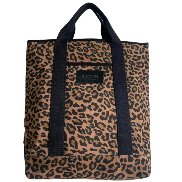 Brown Leopard Print Rucksack