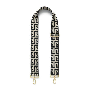 black and cream replacement coloured bag strap