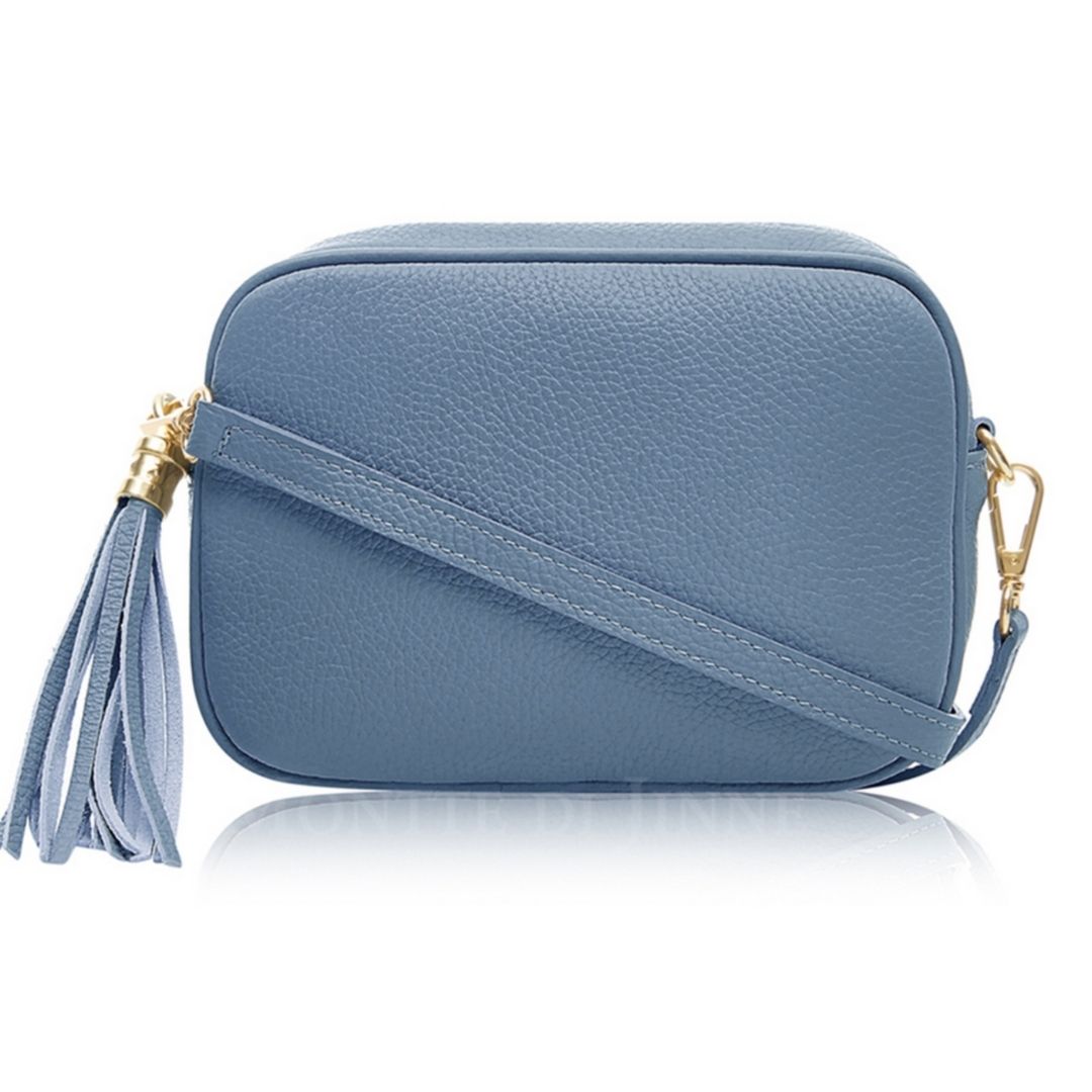 Italian Leather Crossbody Tassel Bag – Destined for Home