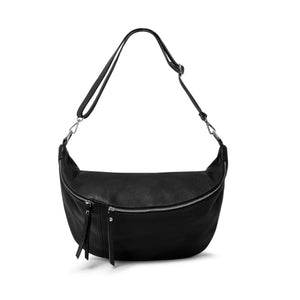 Silver Leather Bum Bag, Sling Bag, Fanny Pack – Florrie & Bird