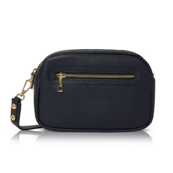 Black Leather Lexi Cross Body Bag