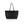 Load image into Gallery viewer, Black Leather Tote Bag
