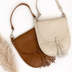 Small Leather Cross-Body Sling Bag - Bon Voyage